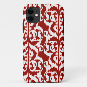 Capa Para iPhone 11 Damasco do Moorish de Ikat - obscuridade -