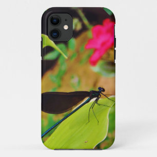 Capa Para iPhone 11 Damselfly e Rosa