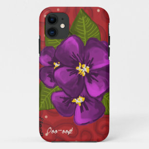 Capa Para iPhone 11 Dança da violeta africana