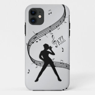 Capa Para iPhone 11 Dança de Jazz Prata