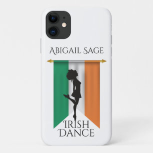 Capa Para iPhone 11 Dançarino Irlandês Personalizado - Bandeira da dan