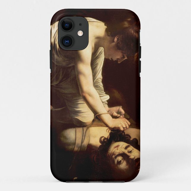Capa Para iPhone 11 David e Goliath - Caravaggio c.1610 (Verso)