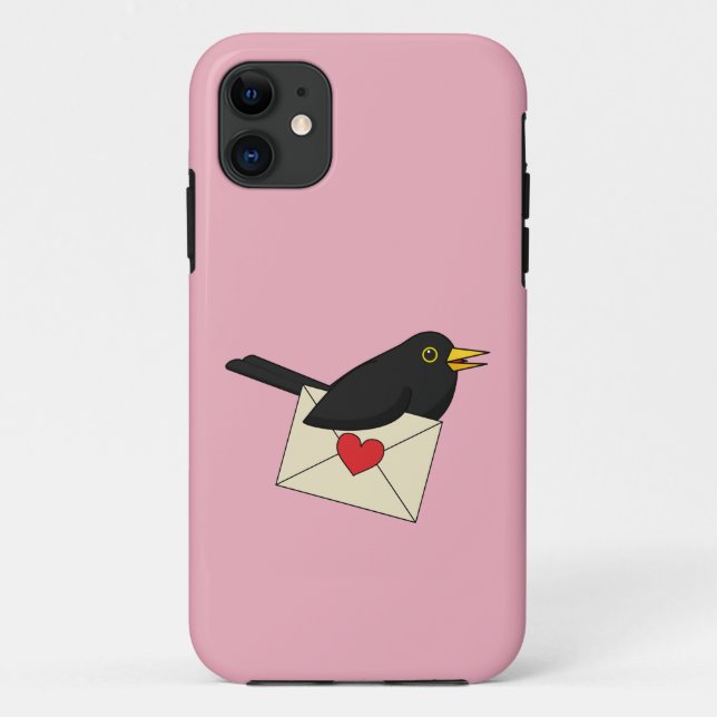 Capa Para iPhone 11 De Blackbird com Amor (Verso)
