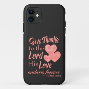 Capa Para iPhone 11 Dê Graças ao Senhor