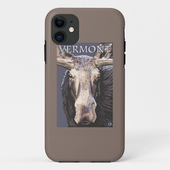 Capa Para iPhone 11 De VermontMoose fim acima (Verso)
