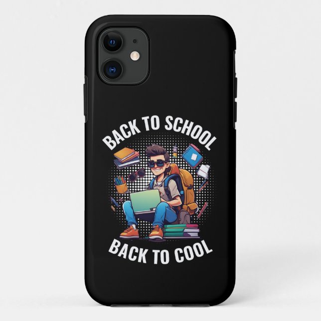 Capa Para iPhone 11 De Volta À Escola Para Legal (Verso)