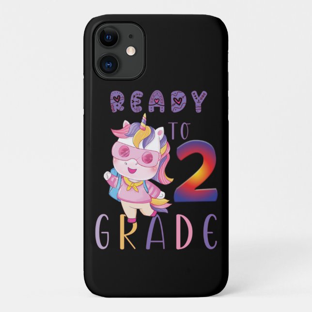 Capa Para iPhone 11 De Volta À Escola, Prontos Para O 2º Ano (Verso)