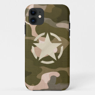 Capa Para iPhone 11 Decal de Vintagem do Estêncil Estelar no Estilo d