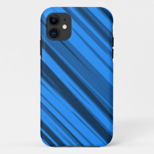 Capa Para iPhone 11 Deep Sky Blue Stripes Impressionante