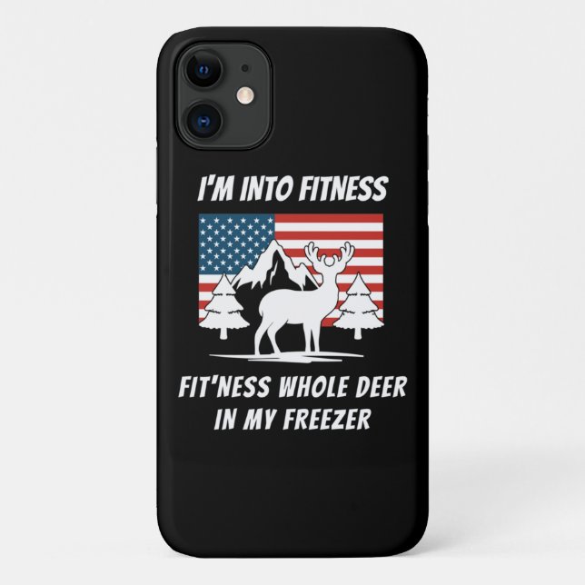 Capa Para iPhone 11 Deer In My Freezer - Caçador De Veados (Verso)