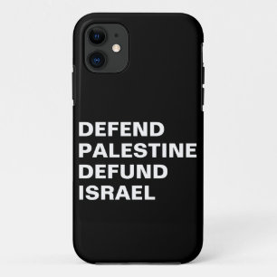 Capa Para iPhone 11 Defender Palestina Destituir Israel - Anti-Israel
