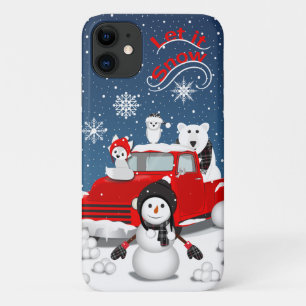 Capa Para iPhone 11 Deixe-o nevar