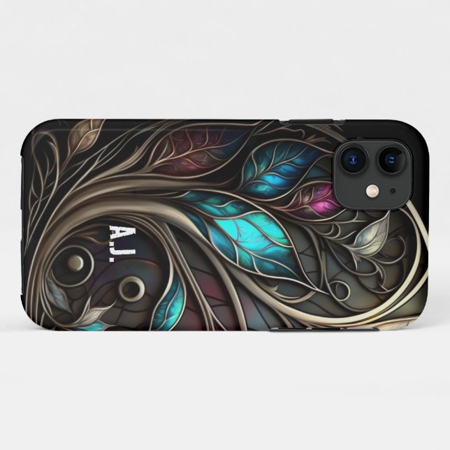 Capa Para iPhone 11 Delícia de arte em metal (Verso (horizontal))