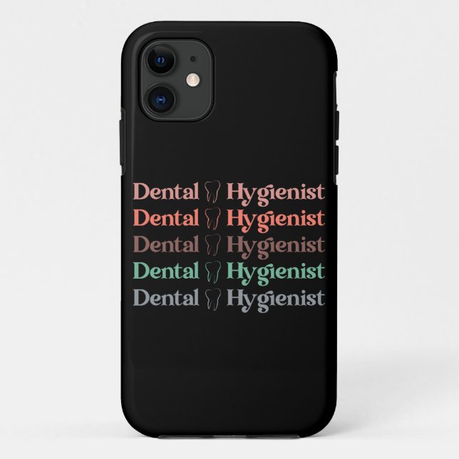 Capa Para iPhone 11 Dental Hygienist | RDH Dentist Dental gifts (Verso)