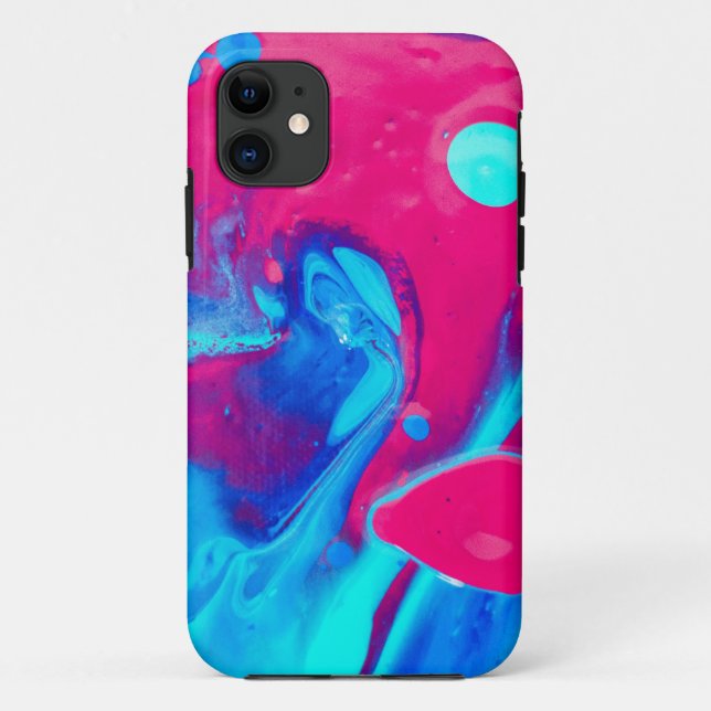 Capa Para iPhone 11 Dentro de uma lâmpada de lava (Verso)