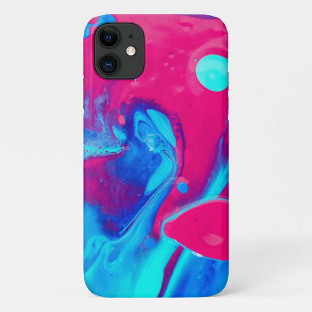 Capa Para iPhone 11 Dentro de uma lâmpada de lava (Verso)