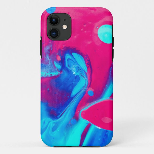 Capa Para iPhone 11 Dentro de uma lâmpada de lava (Verso)