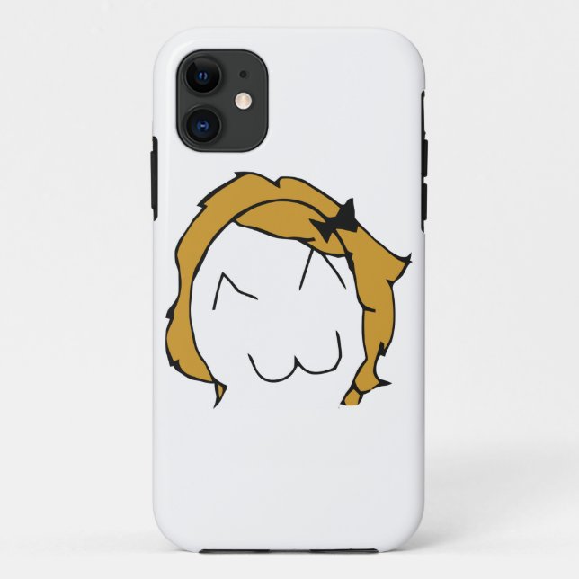 Capa Para iPhone 11 Derpina (sorriso) de Kitteh - caso do iPhone 5 (Verso)