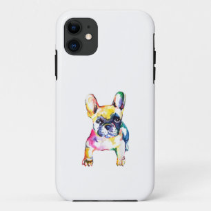 Capa Para iPhone 11 Desenhar De Mão Para Cachorros Franceses