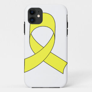 Capa Para iPhone 11 Desenho da Fita Amarela