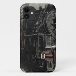 Capa Para iPhone 11 desenho de decoração de trem vintage