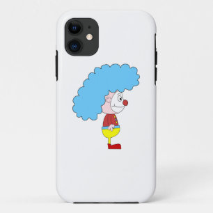 Capa Para iPhone 11 Desenhos animados coloridos do palhaço. Cabelo