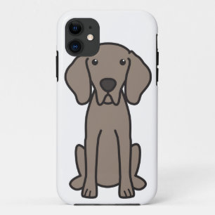 Capa Para iPhone 11 Desenhos animados do cão de Weimaraner