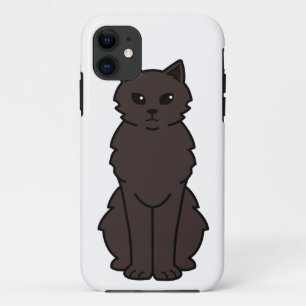 Capa Para iPhone 11 Desenhos animados do gato de Chantilly-Tiffany