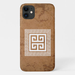 Capa Para iPhone 11 Design branco de padrão-chave grego iPhone / iPad