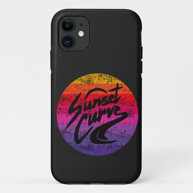 Capa Para iPhone 11 Design da Curva Sunset (Verso)