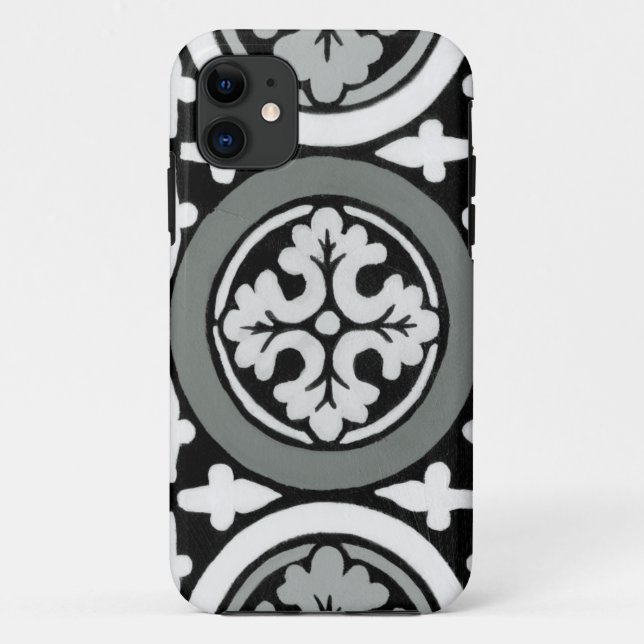 Capa Para iPhone 11 Design de Azulejo de Renascença Decorativa (Verso)