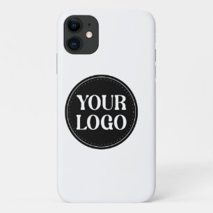 Capa Para iPhone 11 Design de Código QR Preto na moda   Marca elegante