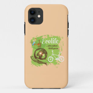 Capa Para iPhone 11 Design de Consciência Ambiental para Amantes da Na