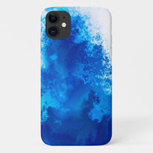 design de cor sólida azul abstrato