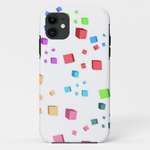Capa Para iPhone 11 Design de Cubo Colorido