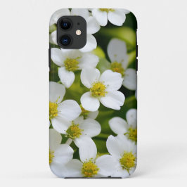 Capa Para iPhone 11 Design de flor branca pequena