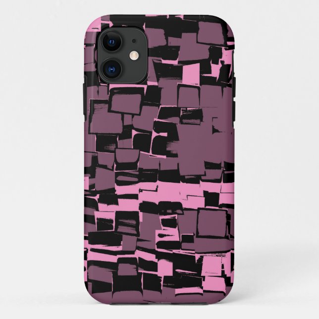 Capa Para iPhone 11 Design de gráfico violeta de vibração (Verso)