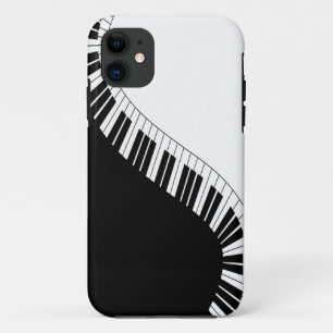 Capa Para iPhone 11 Design de Música para Teclado de Piano