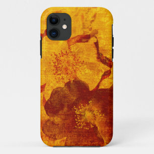 Capa Para iPhone 11 design de padrão asiático floral único e Legal