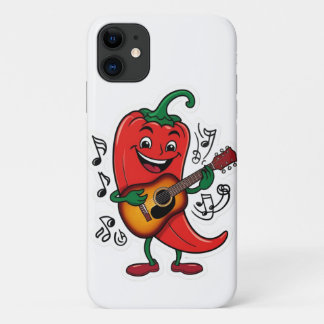 Capa Para iPhone 11 Design de palito de violão picante