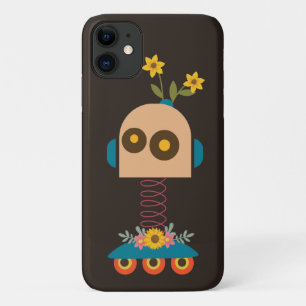 Capa Para iPhone 11 Design de robots bonitos para crianças