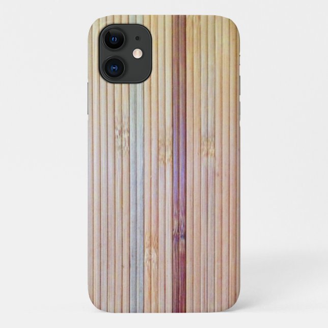 Capa Para iPhone 11 Design de tela de bambu (Verso)