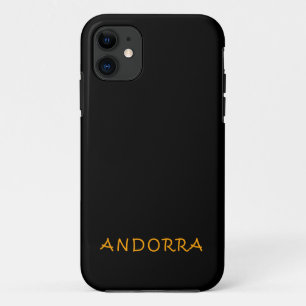 Capa Para iPhone 11 Design de texto Andorra