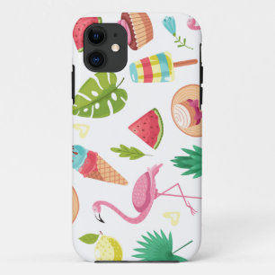 Capa Para iPhone 11 Design de Verão Tropical