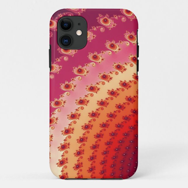 Capa Para iPhone 11 design do fractal (Verso)