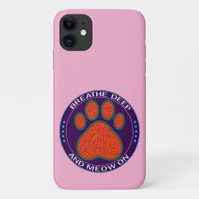 Capa Para iPhone 11 design engraçado de pata (Verso)