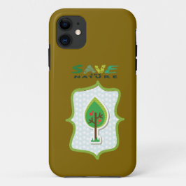 Capa Para iPhone 11 Design Evergreen Amiga do Ambiente