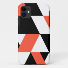 Capa Para iPhone 11 Design geométrico urbano moderno, trendy, preto e