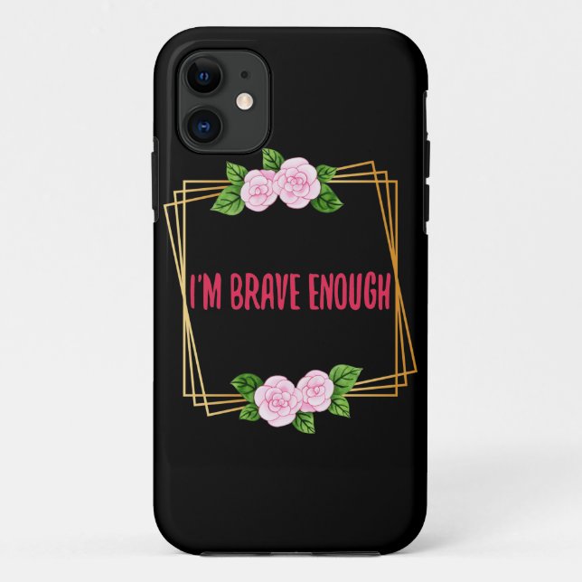 Capa Para iPhone 11 Design inspirador para a vida e o sucesso (Verso)