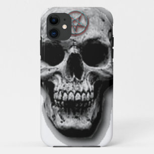 Capa Para iPhone 11 Design mau satânico do crânio